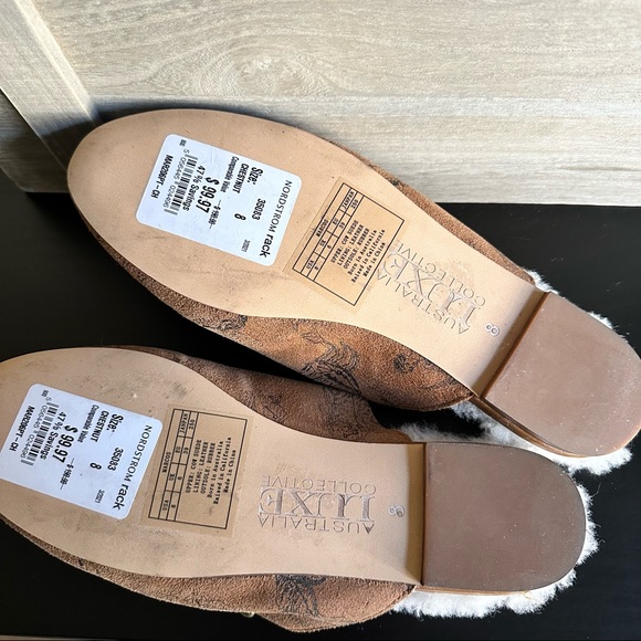 Australia Luxe Collective Mules Suede Sz 7 - Picture 5 of 6